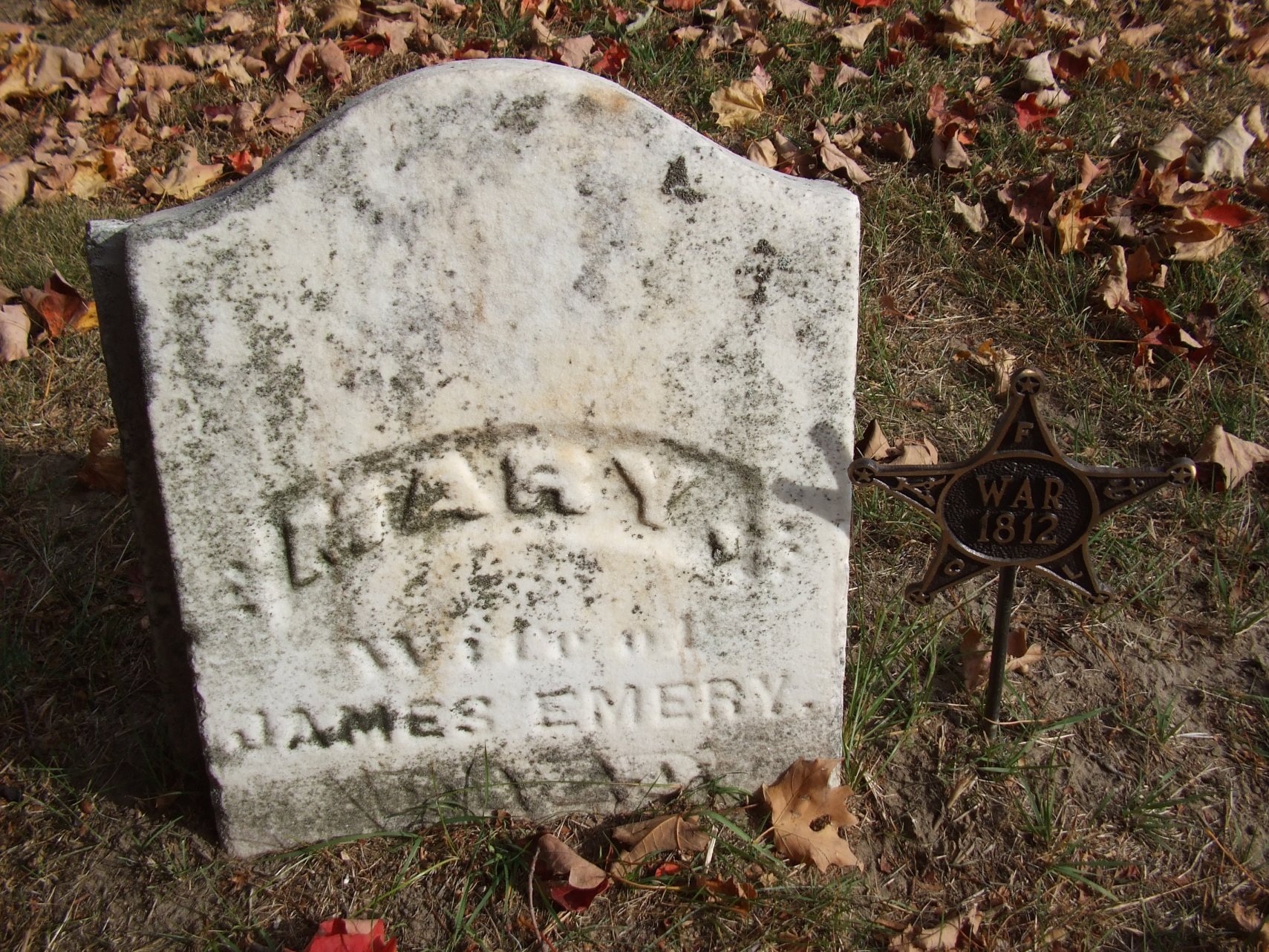 Mary Davis Emery Headstone